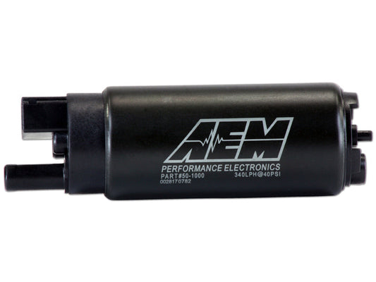 DS 390004-AEM High Flow In-Tank Fuel Pump (PN 50-1000) flows 340 lph