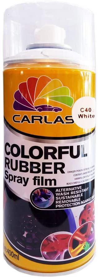 DS 19013-Carlas Colourful Rubber Spray Film-400 ML-C 40 White