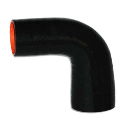 DS 15016-High Quality 5 layer - 90 Degree Elbow Silicone Hose Reducer - 3" By 3.5" - Universal