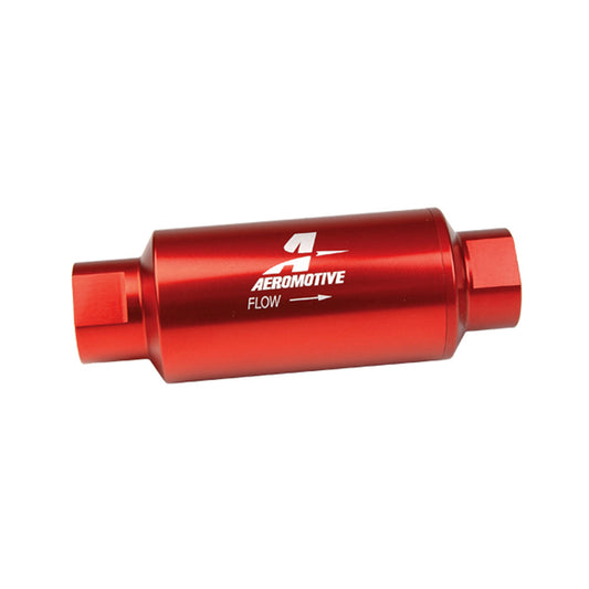 DS 07160-Aeromotive Aluminum Inline Fuel Filter 100 Micron -10 AN