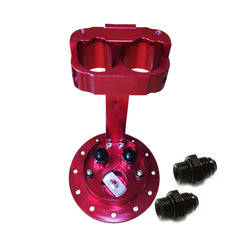 DS 14408-CNC Dual Fuel Pump Carrier Red