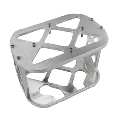 UNIVERSAL OPTIMA BATTERY MOUNT BRACKET NATURAL,BILLET BATTERY Hold Down Bracket, Tray, Box