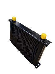 DS 14476-BLACK UNIVERSAL 25 ROW AN-10AN ENGINE TRANSMISSION RACING OIL COOLER