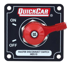 DS 370032-Quickcar 55-011 Alternator Master Disconnect Switch with Black Plate
