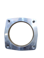 DS 14736-Silver Anodized Billet Aluminum Throttle Body Spacer 90mm