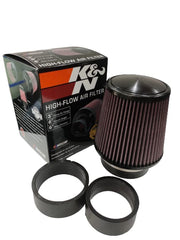 DS 14662-K&N UNIVERSAL AIR FILTER (3",3.5",4")