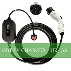 DS 50005-GBT EV Portable EV Charger with UK 13A Plug Home Charging For Chinese Vehicle VW ID4 ID6