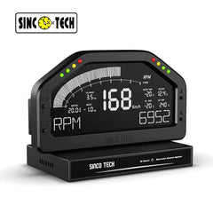 DS 14954-SincoTech Narrow Band 7-Color Multifunctional Black Racing Dashboard DO926NB