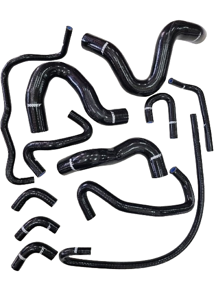 DS 15526-Silicone Hoses For Nissan Patrol/Safari TB48DE WFGY61 2002-2012 Black